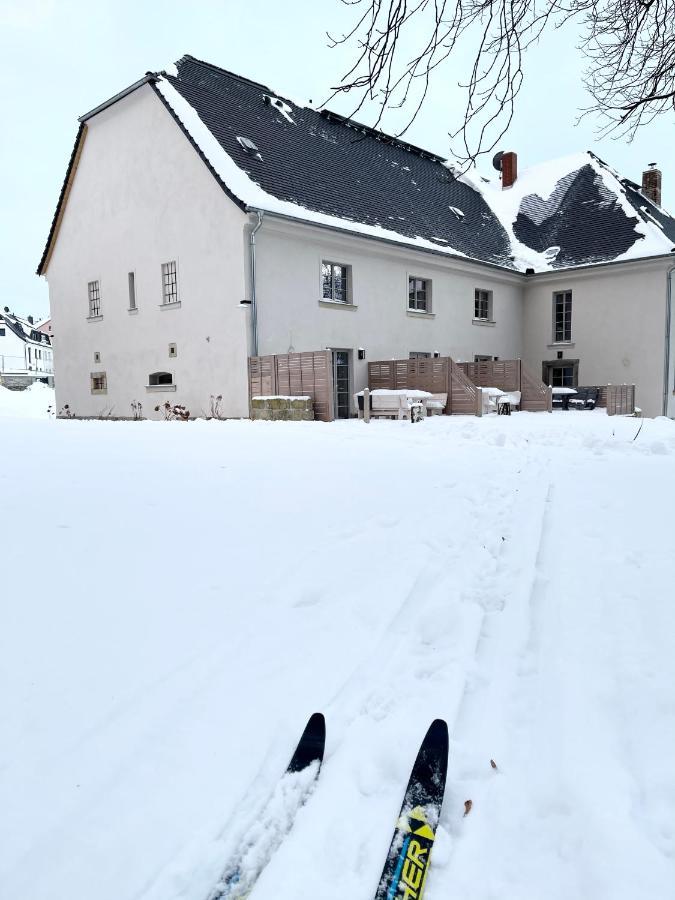 Farmhouse Eckartsberg Im Zittauer Gebirge - Gemuetliche Und Moderne Ferienwohnungen Mit Terrasse מראה חיצוני תמונה